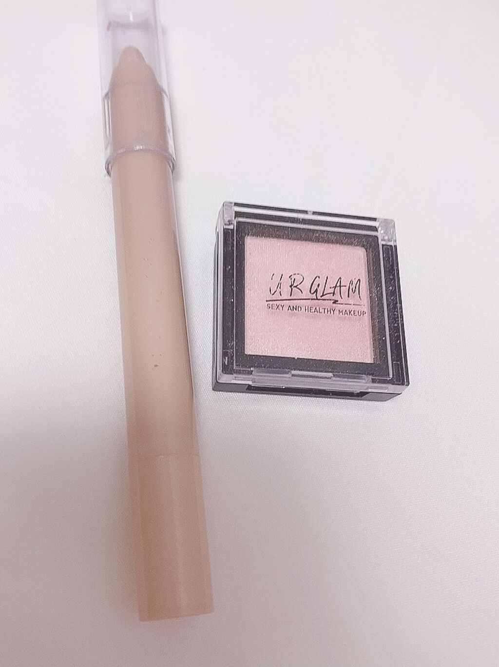 UR GLAM　SELECT EYES ライトピンク/U R GLAM/単色アイシャドウを使ったクチコミ（3枚目）