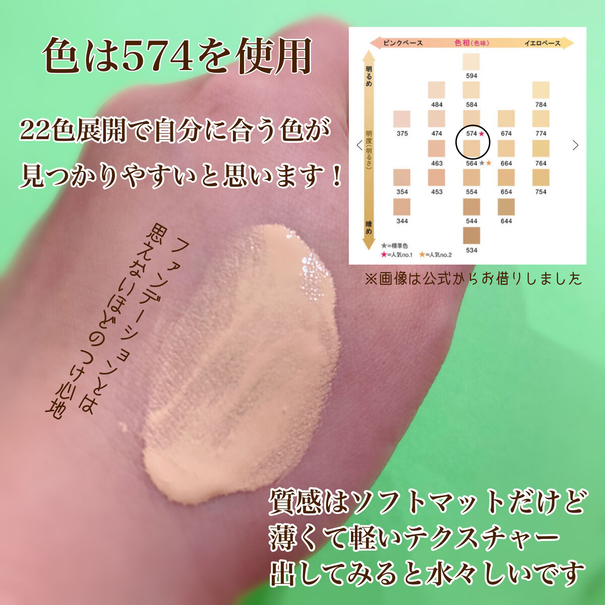 （旧）アンリミテッド ラスティング フルイド/shu uemura/リキッドファンデーションを使ったクチコミ（2枚目）