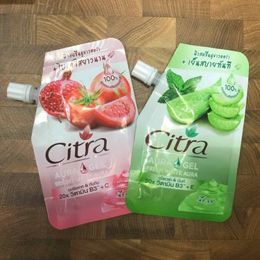 🆘🙌
タイ土産の使い道が謎。。。

✨Citra AURA GEL

ジェルなのはわかる。
それもおそらく、ぷるっぷる系な気がする。

これは顔用なの？
どのタイミングで使うの？
オールインワンなの？
