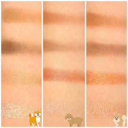 わんだふるアイカラー/KIREI FACTORY/アイシャドウパレットを使ったクチコミ(6枚目)