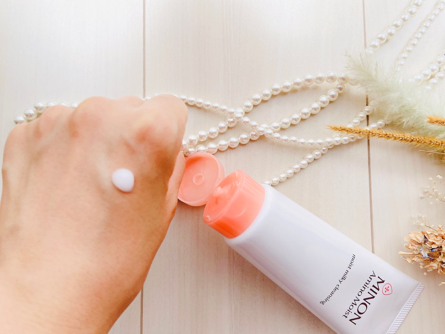 ミノン アミノモイスト モイストミルキィ クレンジング/ミノン/ミルククレンジングを使ったクチコミ(7枚目)