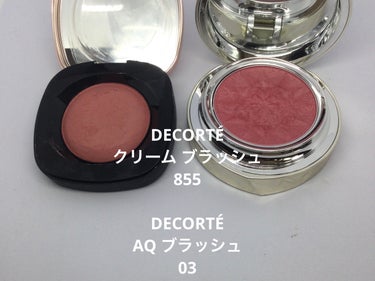 クリーム ブラッシュ 855/DECORTÉ/ジェル・クリームチークを使ったクチコミ（3枚目）