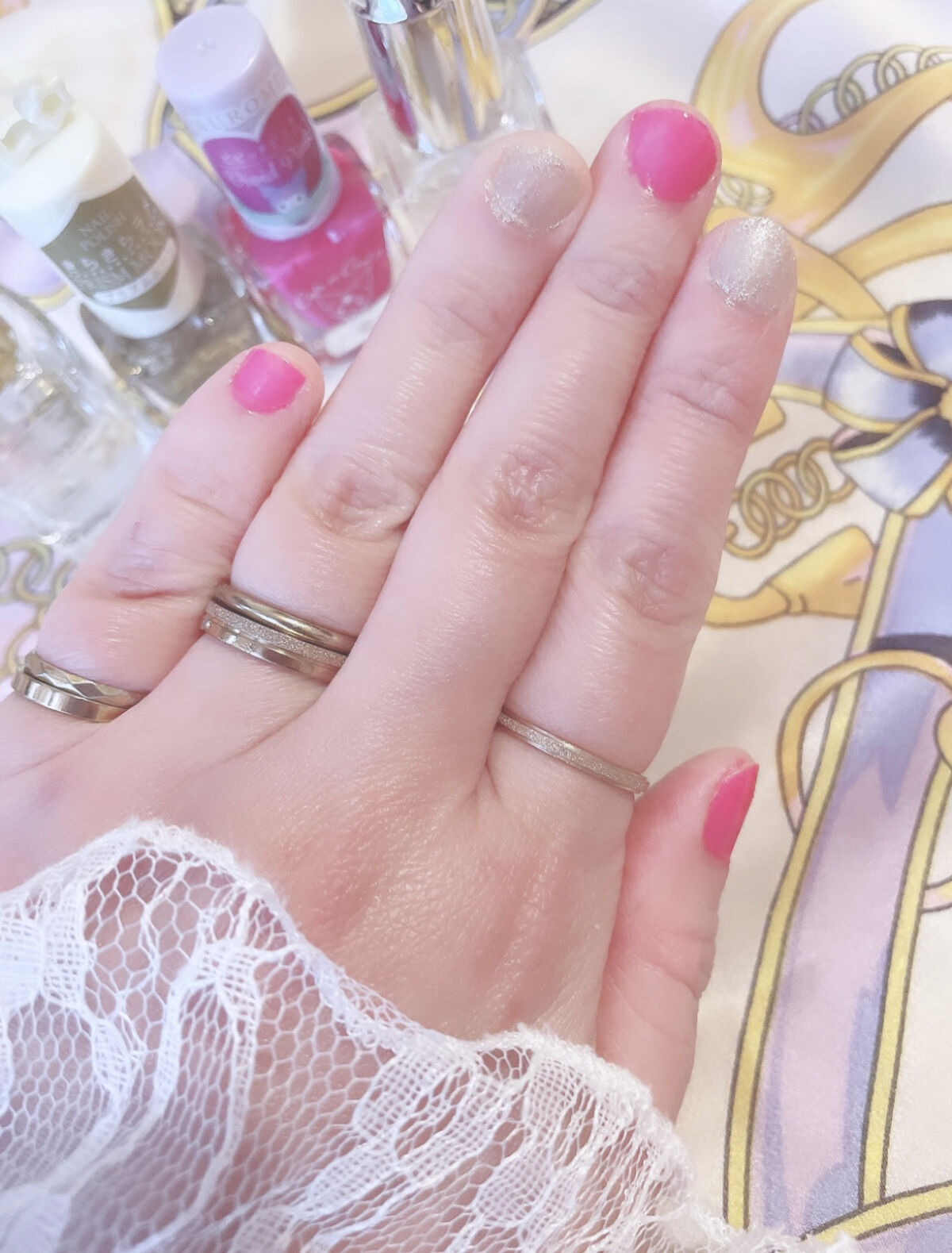 TSネイルポリッシュ/セリア/マニキュアを使ったクチコミ（3枚目）