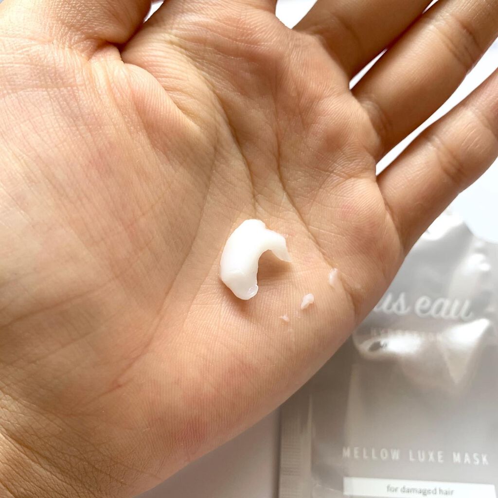  プリュスオー メロウリュクスマスク ジャータイプ/plus eau/ヘアマスク・ヘアパックを使ったクチコミ（3枚目）
