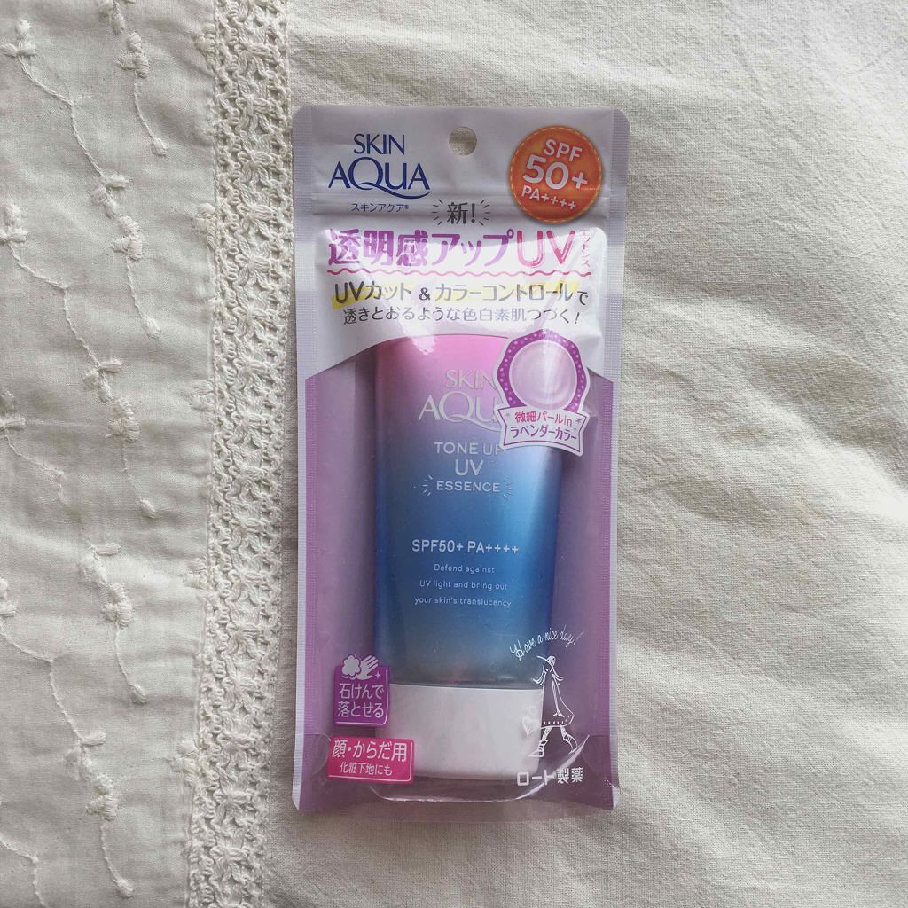 スキンアクア トーンアップUVエッセンス/スキンアクア/日焼け止めクリームを使ったクチコミ（1枚目）
