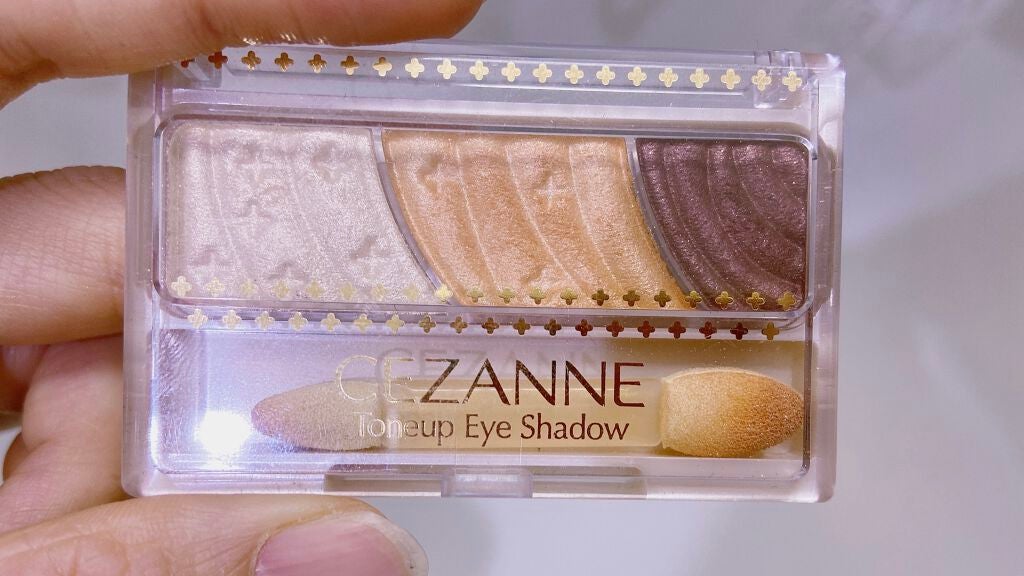 トーンアップアイシャドウ/CEZANNE/アイシャドウパレットを使ったクチコミ(1枚目)