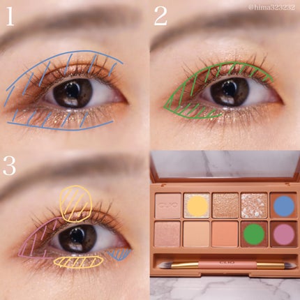 プロ アイ パレット/CLIO/アイシャドウパレットを使ったクチコミ(10枚目)