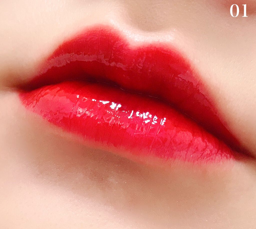 ホリカホリカ ハートクラッシュグローティントエアー/HOLIKA HOLIKA/リップティントを使ったクチコミ(3枚目)