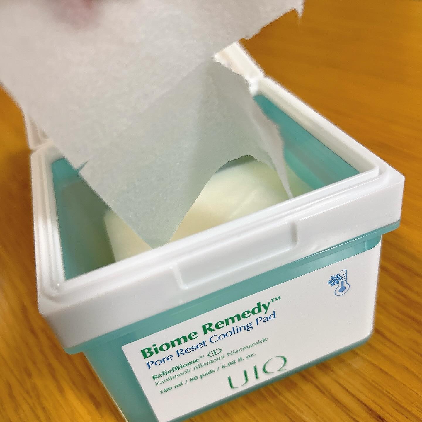 バイオームレメディポアリセットクーリングパッド/UIQ/トナーパッドを使ったクチコミ（3枚目）