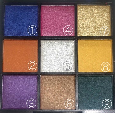 UR GLAM　BLOOMING EYE COLOR PALETTE/U R GLAM/パウダーアイシャドウを使ったクチコミ（2枚目）