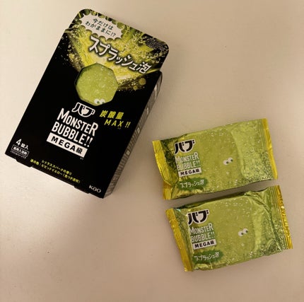 バブ モンスターバブルMEGA級 スプラッシュ泡 シトラススパークの香り/バブ/炭酸系入浴剤を使ったクチコミ(2枚目)