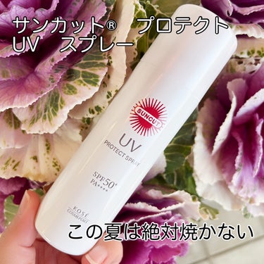 サンカットR プロテクトUV スプレー 60g/サンカット®/日焼け止め・UVケアを使ったクチコミ（1枚目）