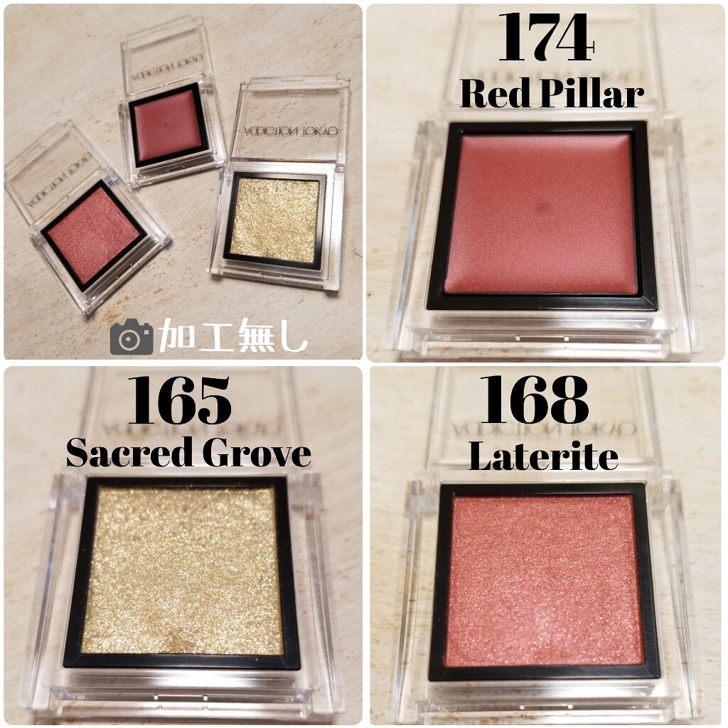 ザ アイシャドウ L 174 Red Pillar/ADDICTION/単色アイシャドウを使ったクチコミ（3枚目）