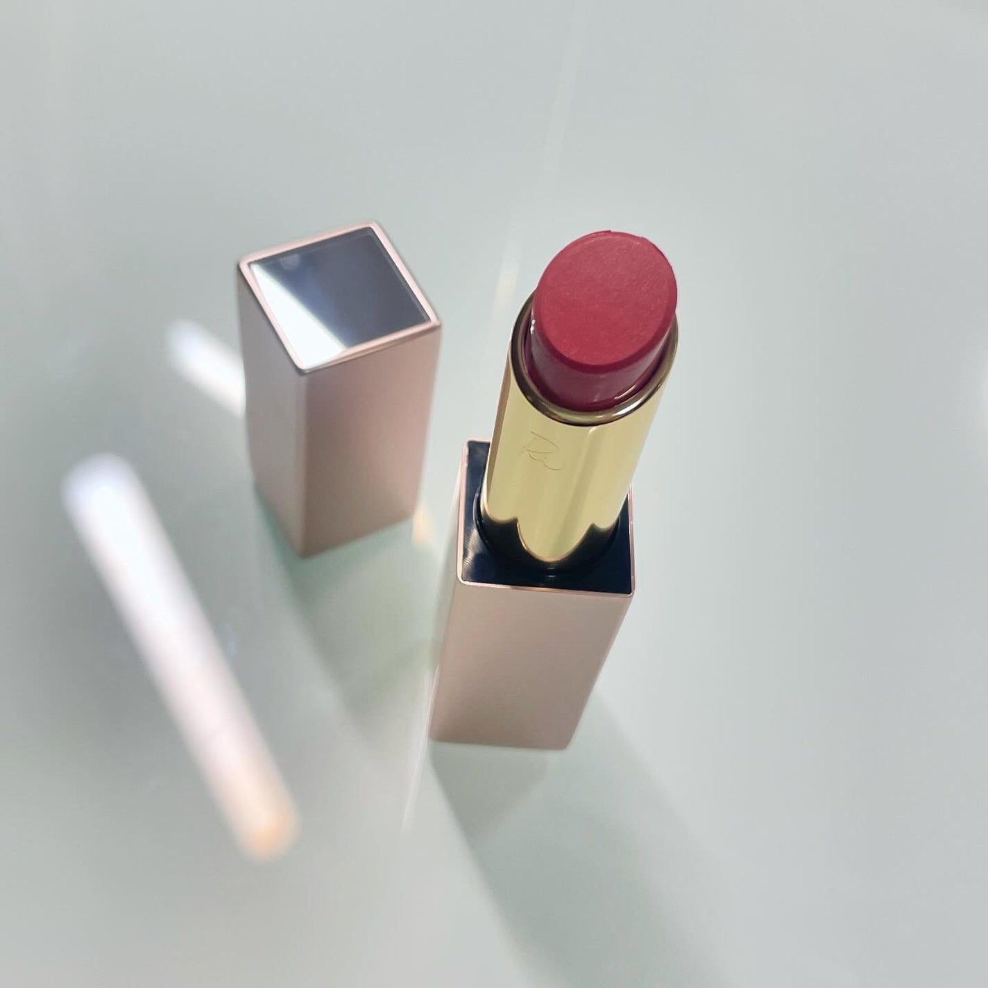 リリミュウ バタールージュ/Ririmew/口紅を使ったクチコミ(2枚目)