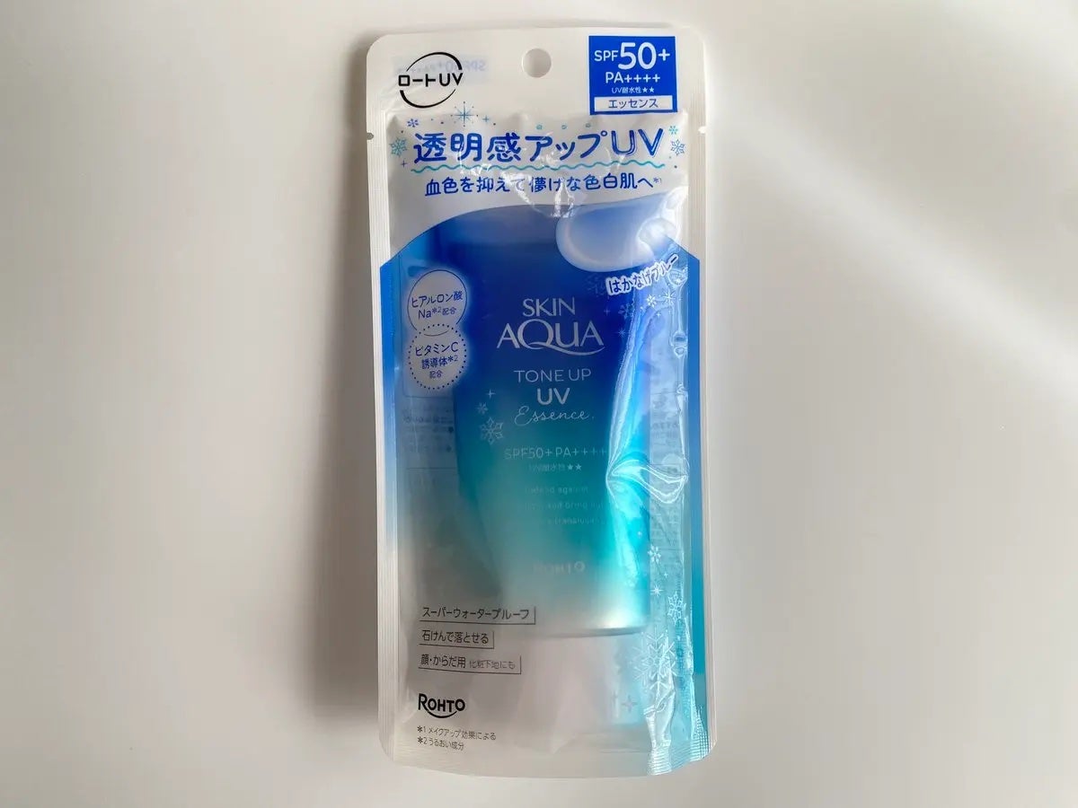 スキンアクア トーンアップUVエッセンス/スキンアクア/日焼け止めクリームを使ったクチコミ(3枚目)