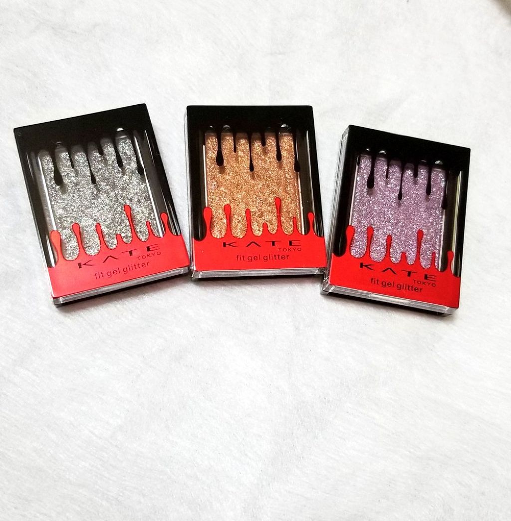 フィットジェルグリッター/KATE/ジェル・クリームアイシャドウを使ったクチコミ（1枚目）