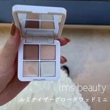 rms beauty ルミナイザーグロークワッドミニのクチコミ「rmsbeauty
ルミナイザーグロークワッドミニ
　
ハイライター3色と、
アイシャドウにも.....」（1枚目）