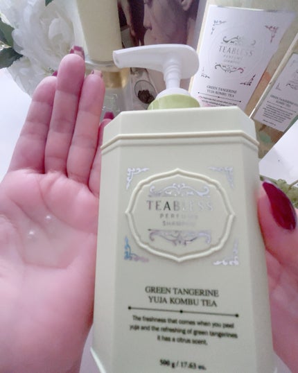 清柑柚子コンブチャパヒューム薄毛ケアシャンプー/TEABLESS/市販シャンプーを使ったクチコミ(4枚目)
