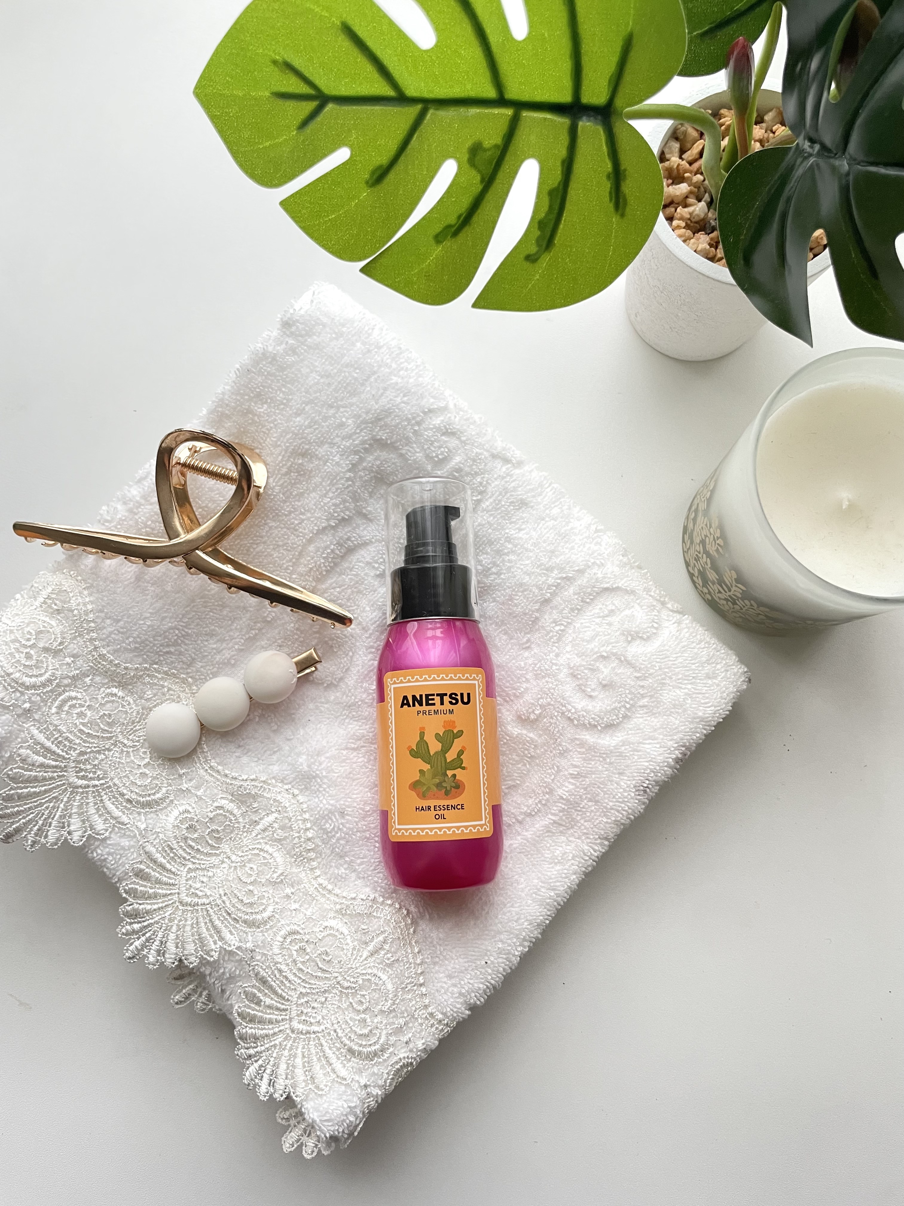 アネツプレミアムヘアエッセンス/ANETSU/ヘアオイルを使ったクチコミ（3枚目）