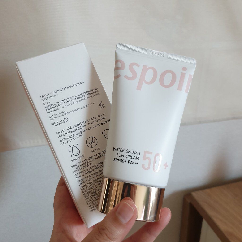 ＼夏の必需品！espoirの日焼け止めを使った感想／

✼••┈┈••✼••┈┈••✼••┈┈••✼••┈┈••✼
【使った商品】

espoirウォータースプラッシュサンクリーム
SPF50+PA+++ AD2

【使用感】

伸びやすく