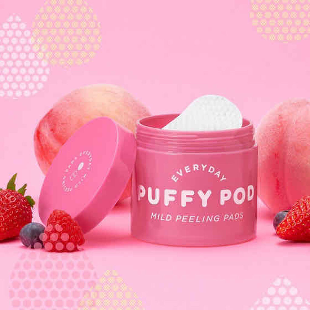 マイルドピーリングパッド M/PUFFY POD/トナーパッドを使ったクチコミ（1枚目）