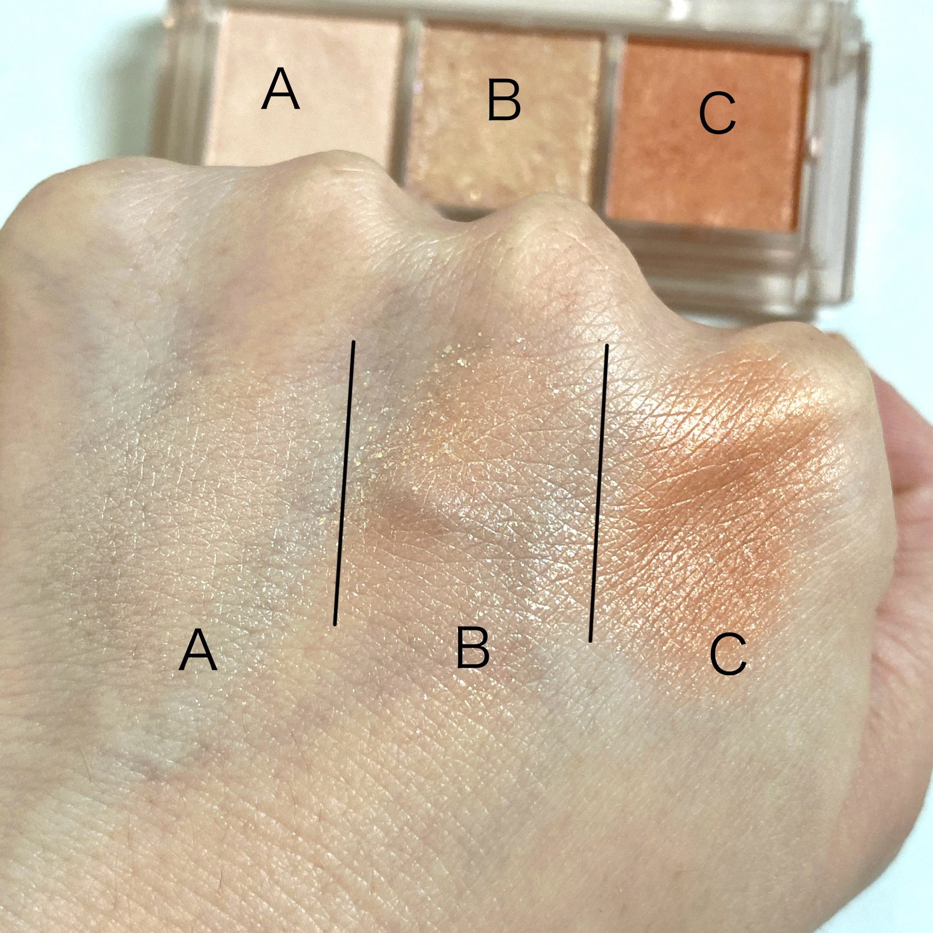 キラー アイ トリオ/Visée/アイシャドウパレットを使ったクチコミ（3枚目）