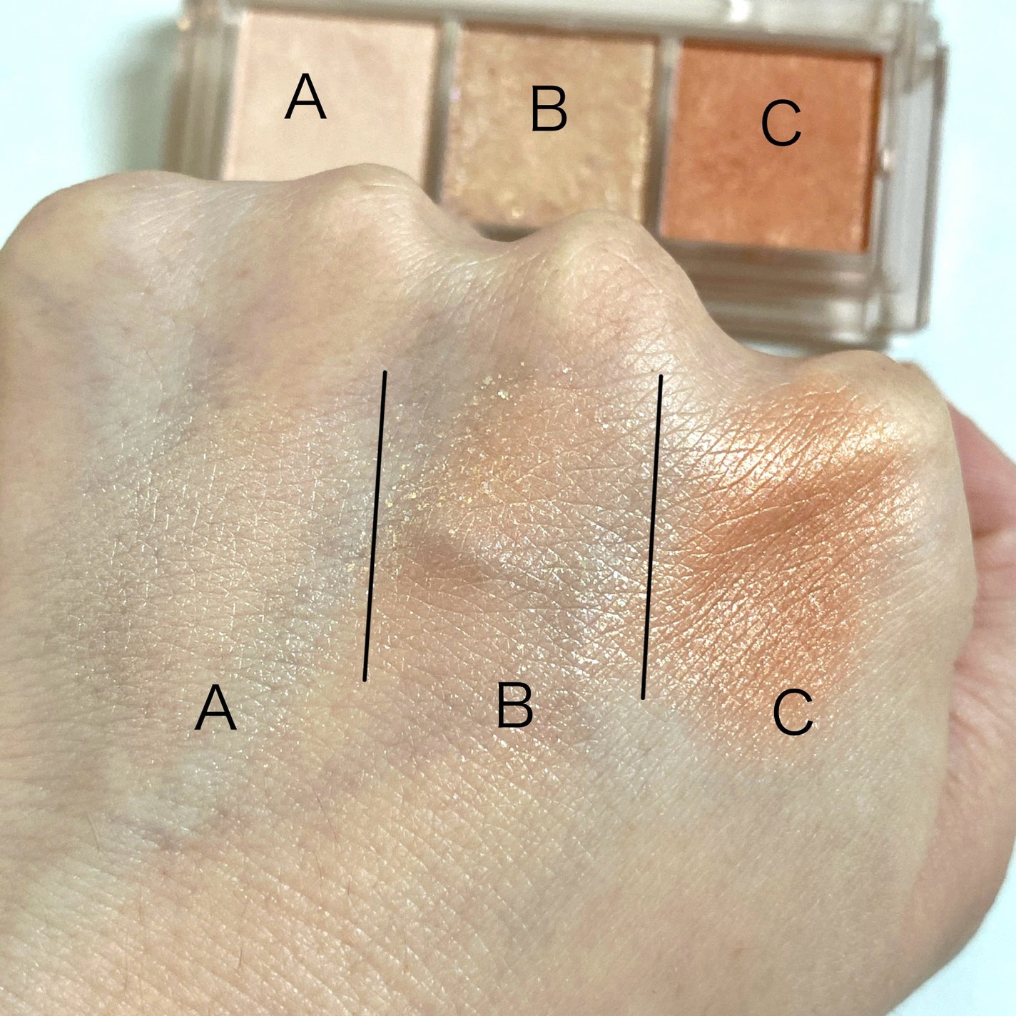 キラー アイ トリオ/Visée/アイシャドウパレットを使ったクチコミ(3枚目)