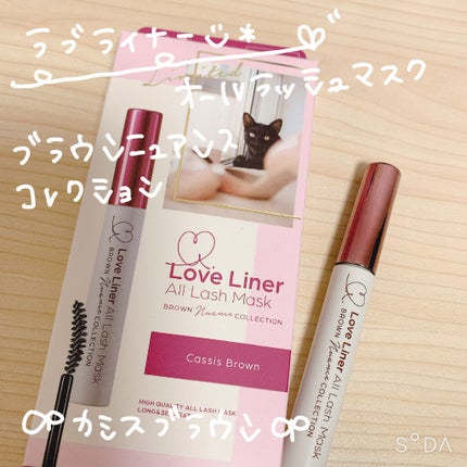 オールラッシュマスク ブラウンニュアンス コレクション/ラブ・ライナー/マスカラを使ったクチコミ(1枚目)
