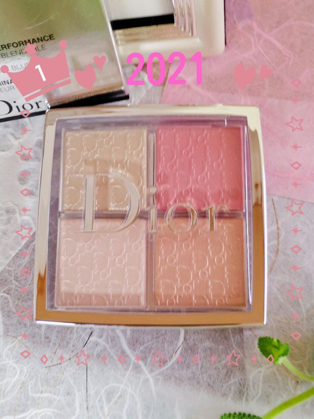 ディオール バックステージ フェイス グロウ パレット/Dior/ハイライトを使ったクチコミ(1枚目)