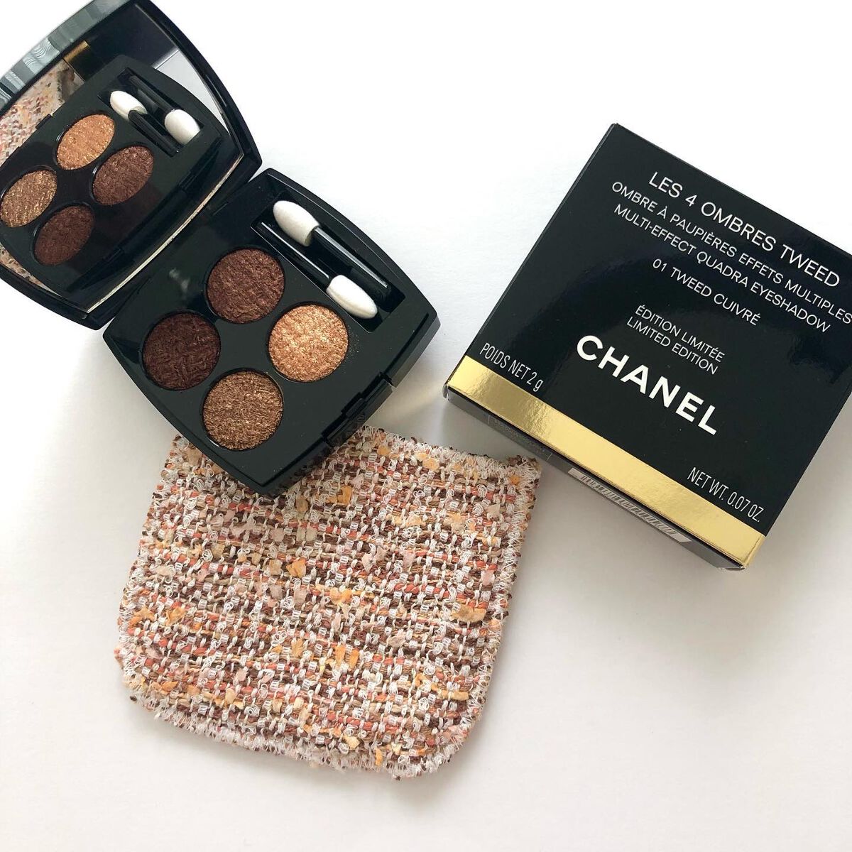 レ キャトル オンブル ツイード/CHANEL/アイシャドウパレットを使ったクチコミ(7枚目)