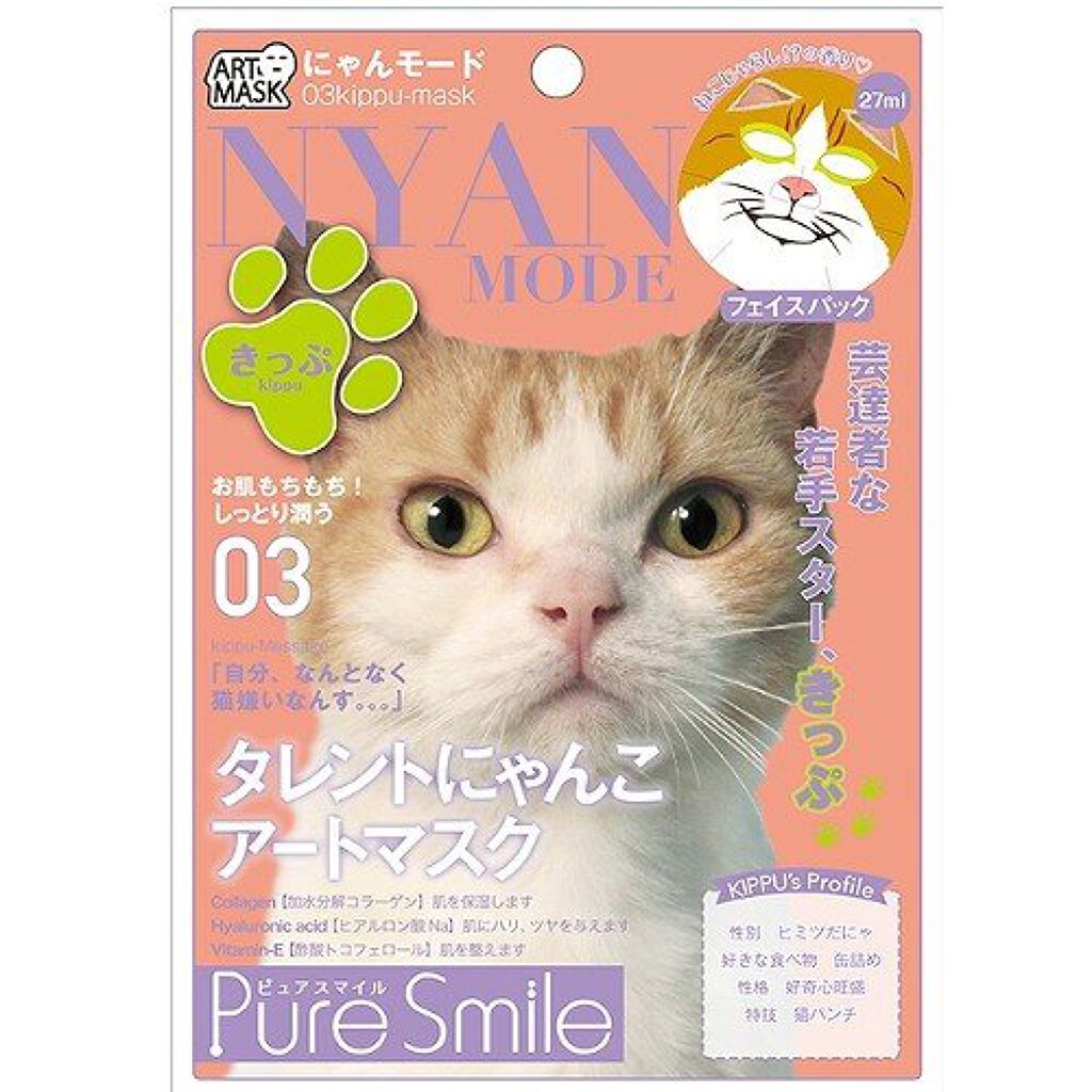 タレントにゃんこアートマスク きっぷ