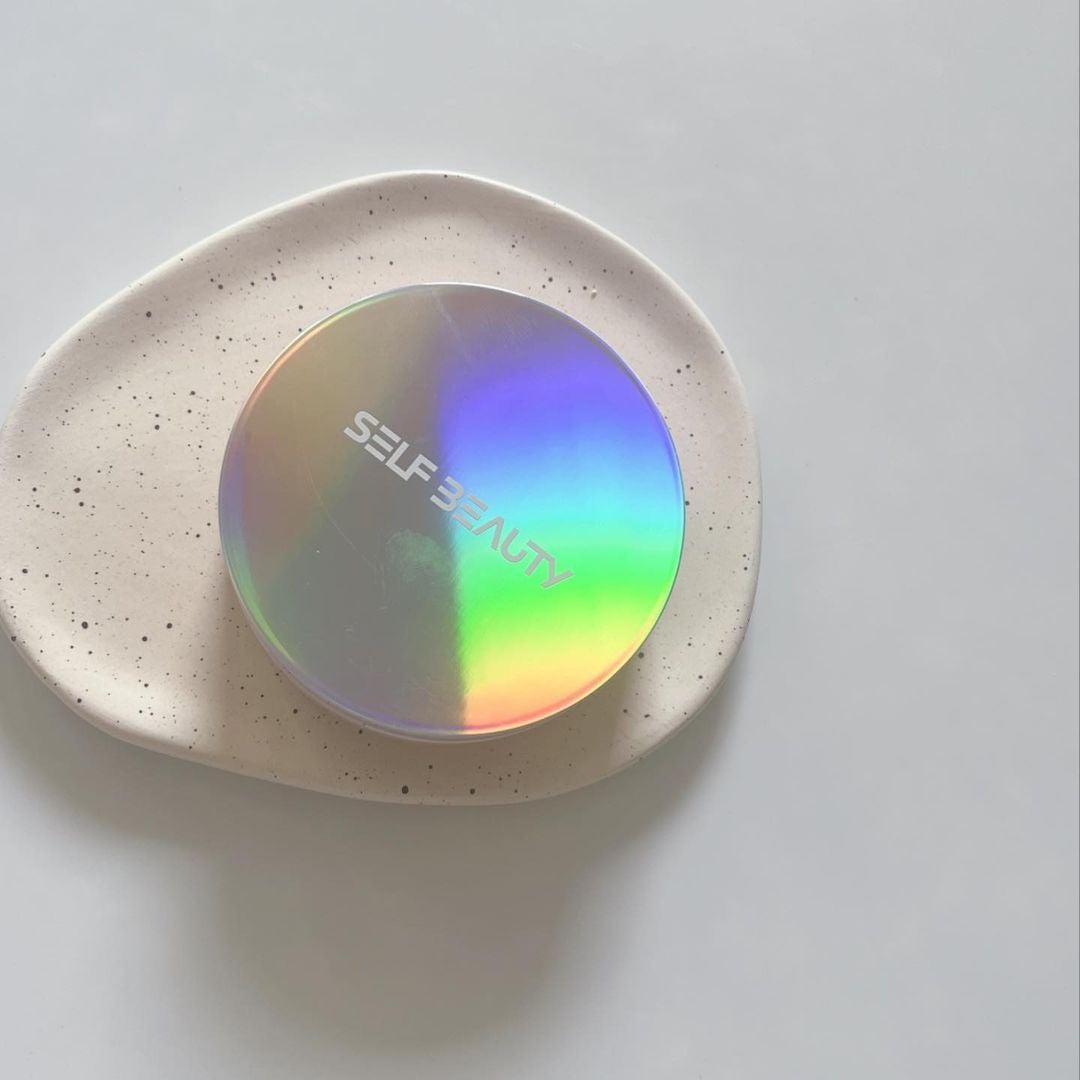 ユニコーン オーロラ光彩クッション/SELF BEAUTY/クッションファンデーションを使ったクチコミ(2枚目)