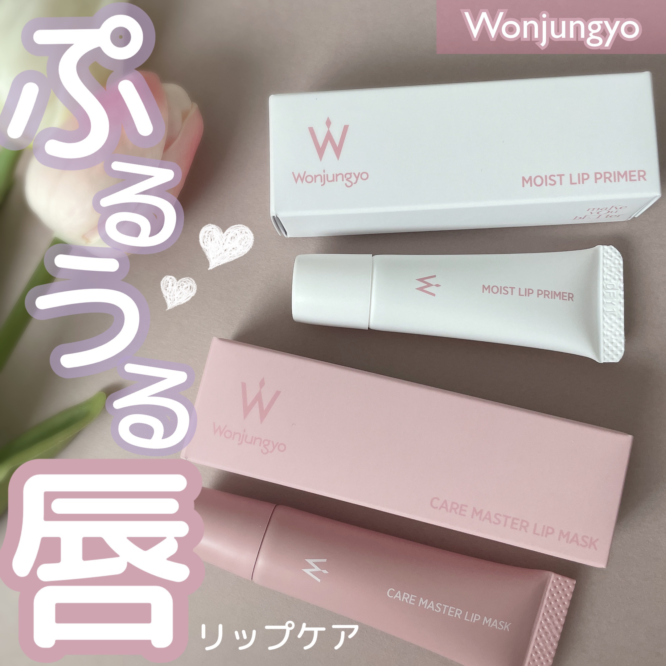 ウォンジョンヨ モイストリッププライマー　/Wonjungyo/リップオイルを使ったクチコミ（1枚目）