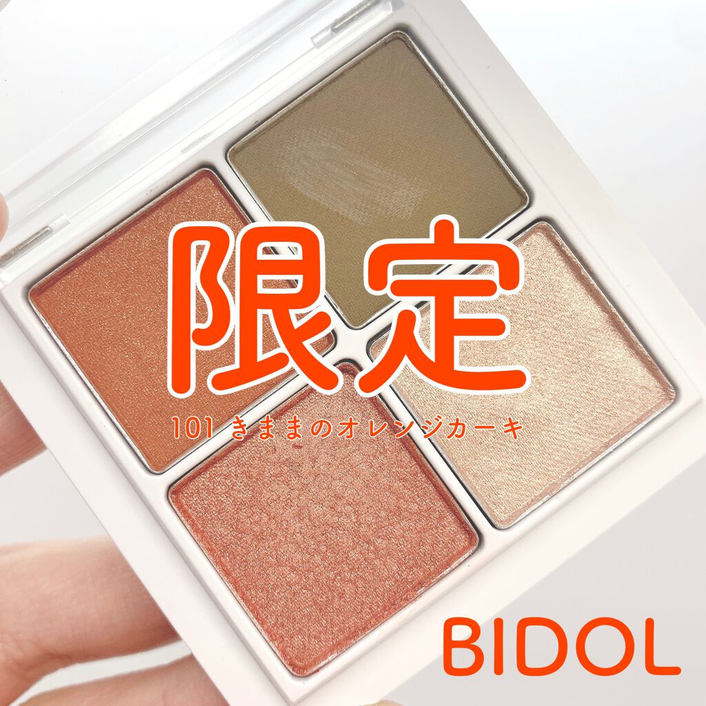 THE アイパレR 101 気ままのオレンジカーキ【旧】/b idol/アイシャドウパレットを使ったクチコミ（1枚目）