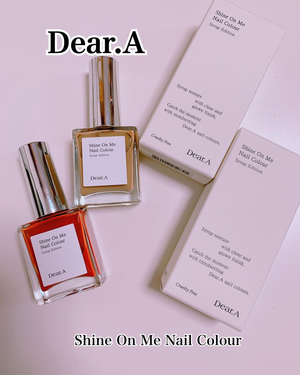 シャインオンミーネイルカラー SE04. FORGET ME NOT/Dear.A/マニキュアを使ったクチコミ（1枚目）