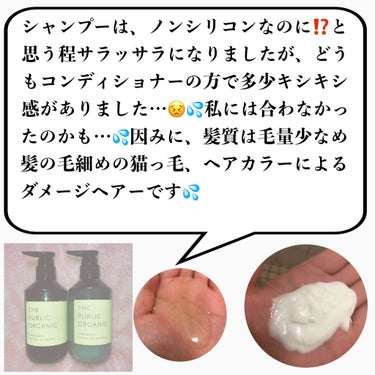 スーパーバウンシー DM シャンプー／DM ヘア トリートメント シャンプー本体 480ml/THE PUBLIC ORGANIC/シャンプー・コンディショナーを使ったクチコミ（3枚目）