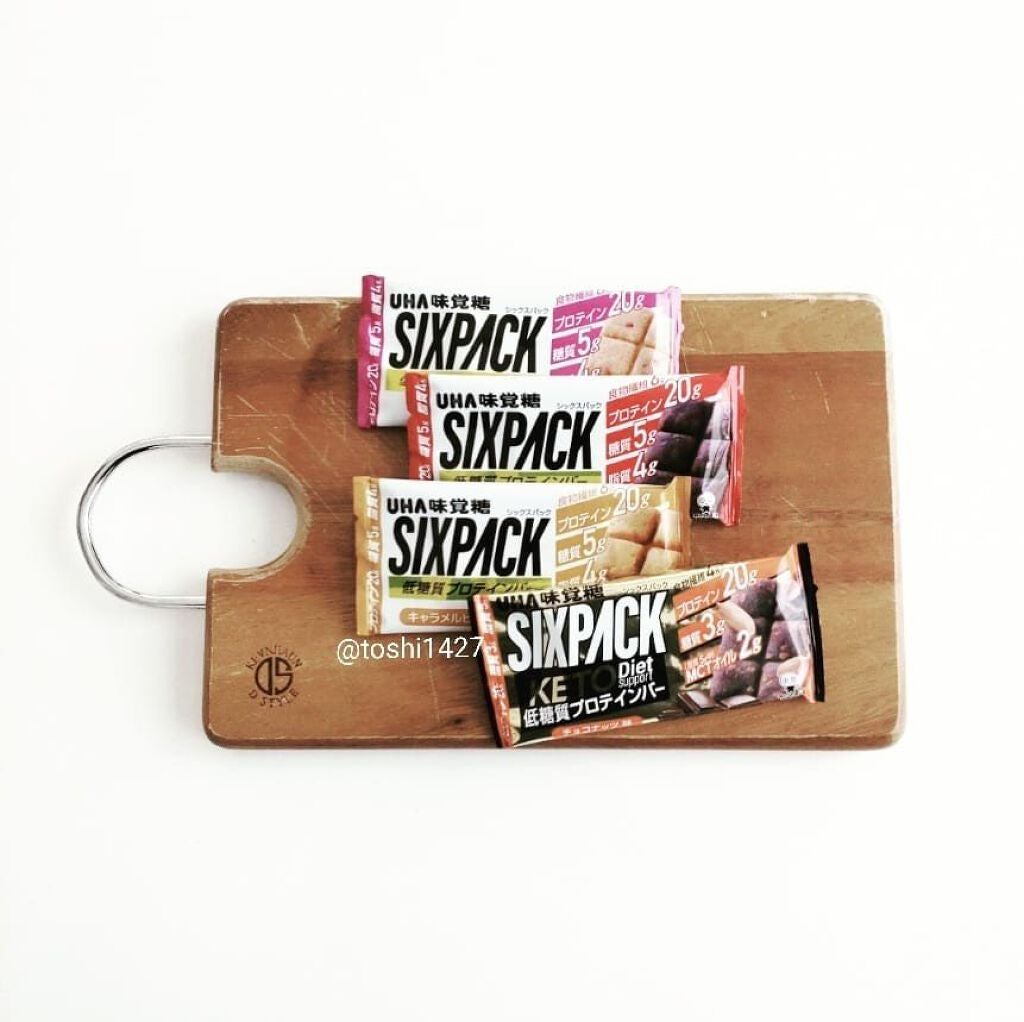 SIXPACK プロテインバー/UHA味覚糖/プロテインバーを使ったクチコミ(1枚目)