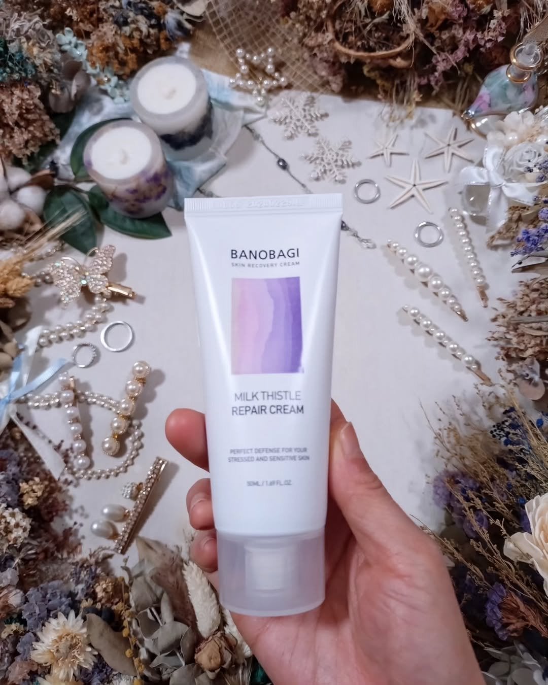 ミルクシスル リペアクリーム/BANOBAGI/フェイスクリームを使ったクチコミ(2枚目)