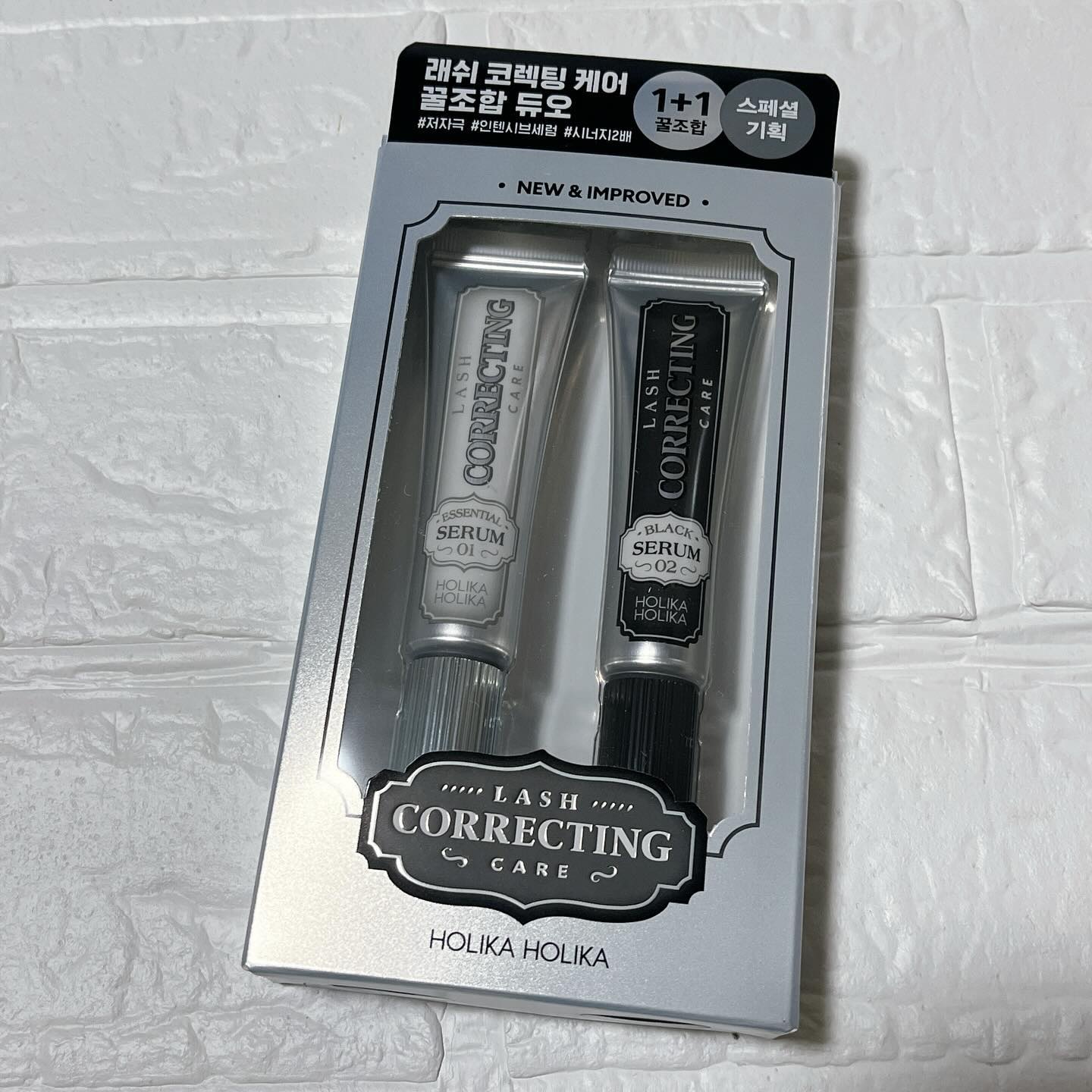 ラッシュコレクティングケア エッセンシャルセラム/HOLIKA HOLIKA/まつげ美容液を使ったクチコミ（2枚目）