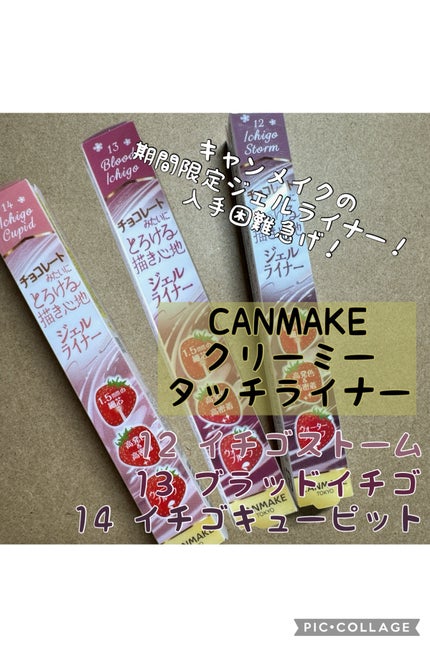 クリーミータッチライナー/キャンメイク/ジェルアイライナーを使ったクチコミ(1枚目)