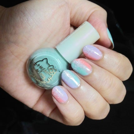 サンリオネイル/DAISO/マニキュアを使ったクチコミ(2枚目)