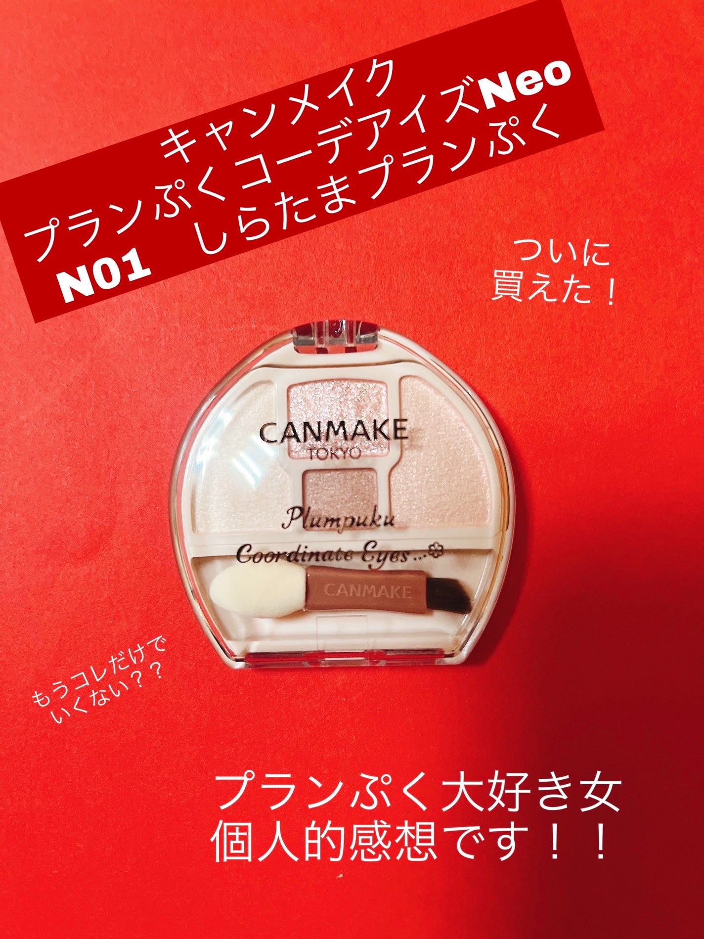 プランぷくコーデアイズNeo/キャンメイク/アイシャドウを使ったクチコミ(1枚目)