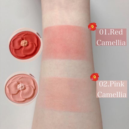 済州 カラーピッカー椿ブルーミングチーク/innisfree/パウダーチークを使ったクチコミ(4枚目)