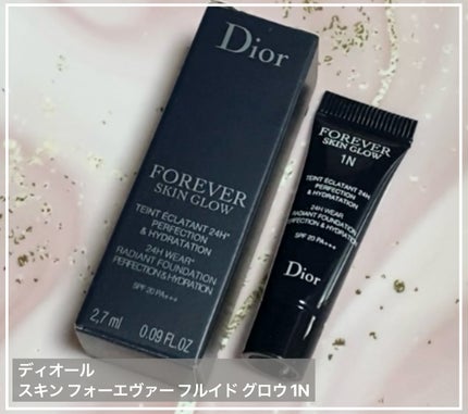 ディオールスキン フォーエヴァー フルイド グロウ/Dior/リキッドファンデーションを使ったクチコミ(1枚目)