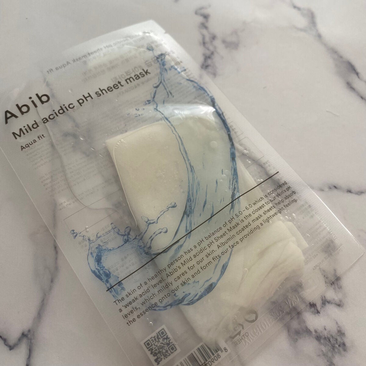 弱酸性pHシートマスク アクアフィット/Abib /シートマスク・パックを使ったクチコミ(3枚目)