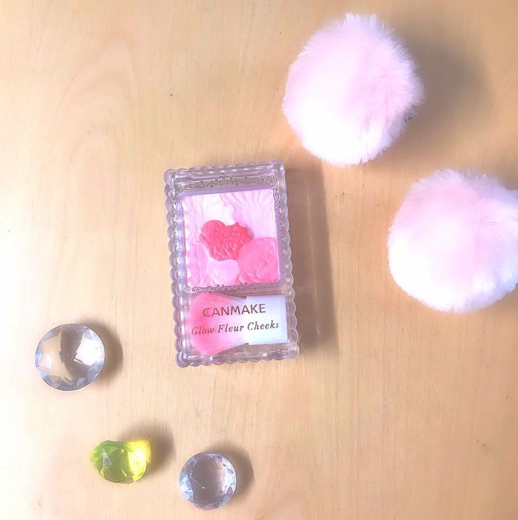 グロウフルールチークス/キャンメイク/パウダーチークを使ったクチコミ(1枚目)