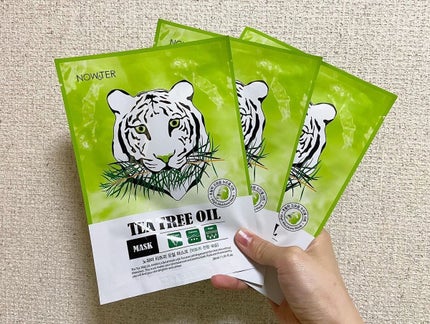 ティーツリーオイルパック/NOWATER/シートマスク・パックを使ったクチコミ(1枚目)