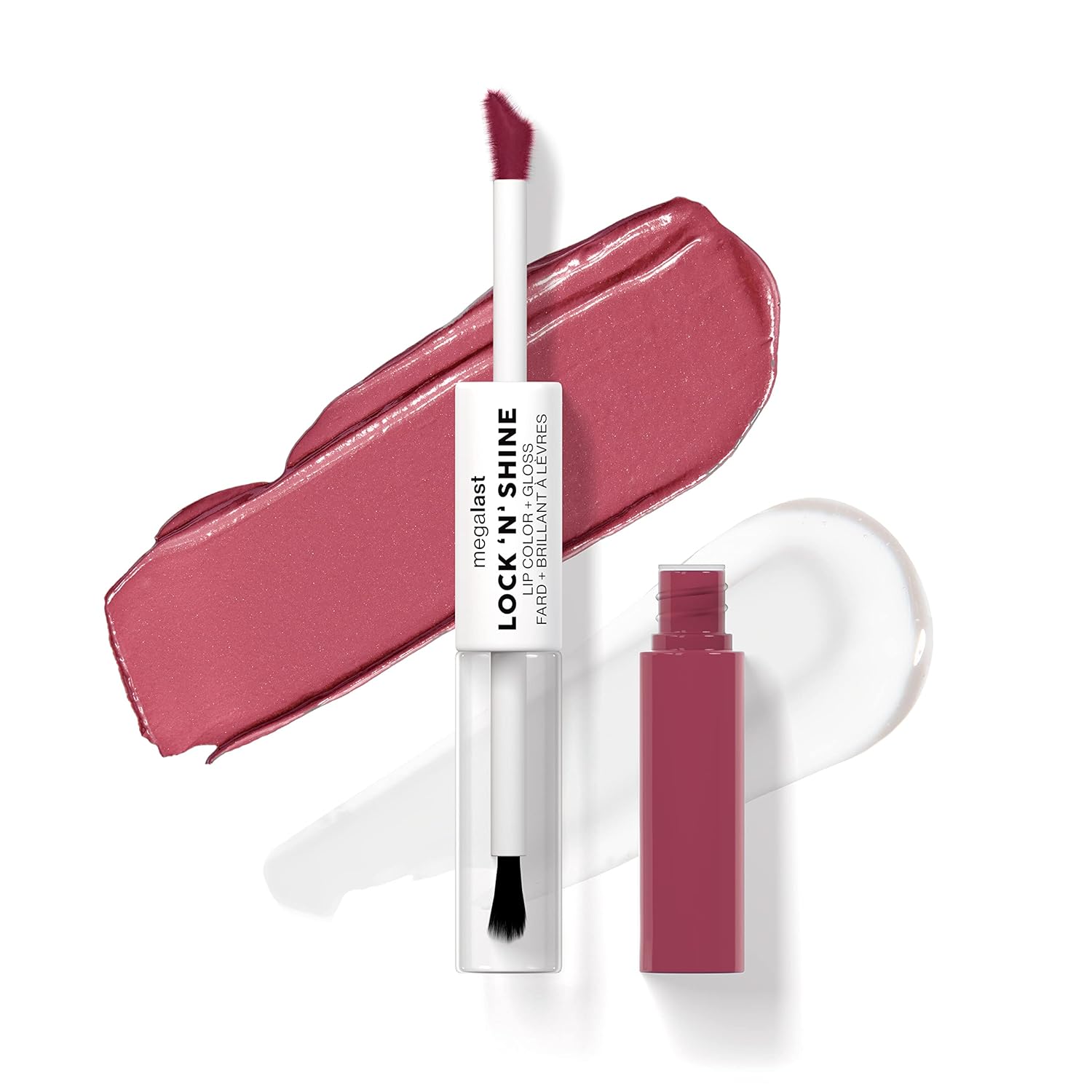 Megalast Lock 'N' Shine Lip Color + Gloss Pinky Promise