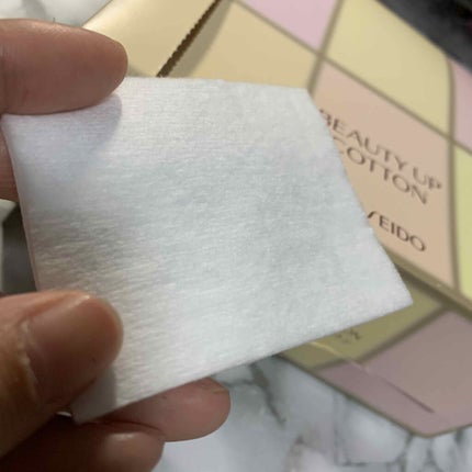 ビューティーアップコットン G/SHISEIDO/コットンを使ったクチコミ(2枚目)