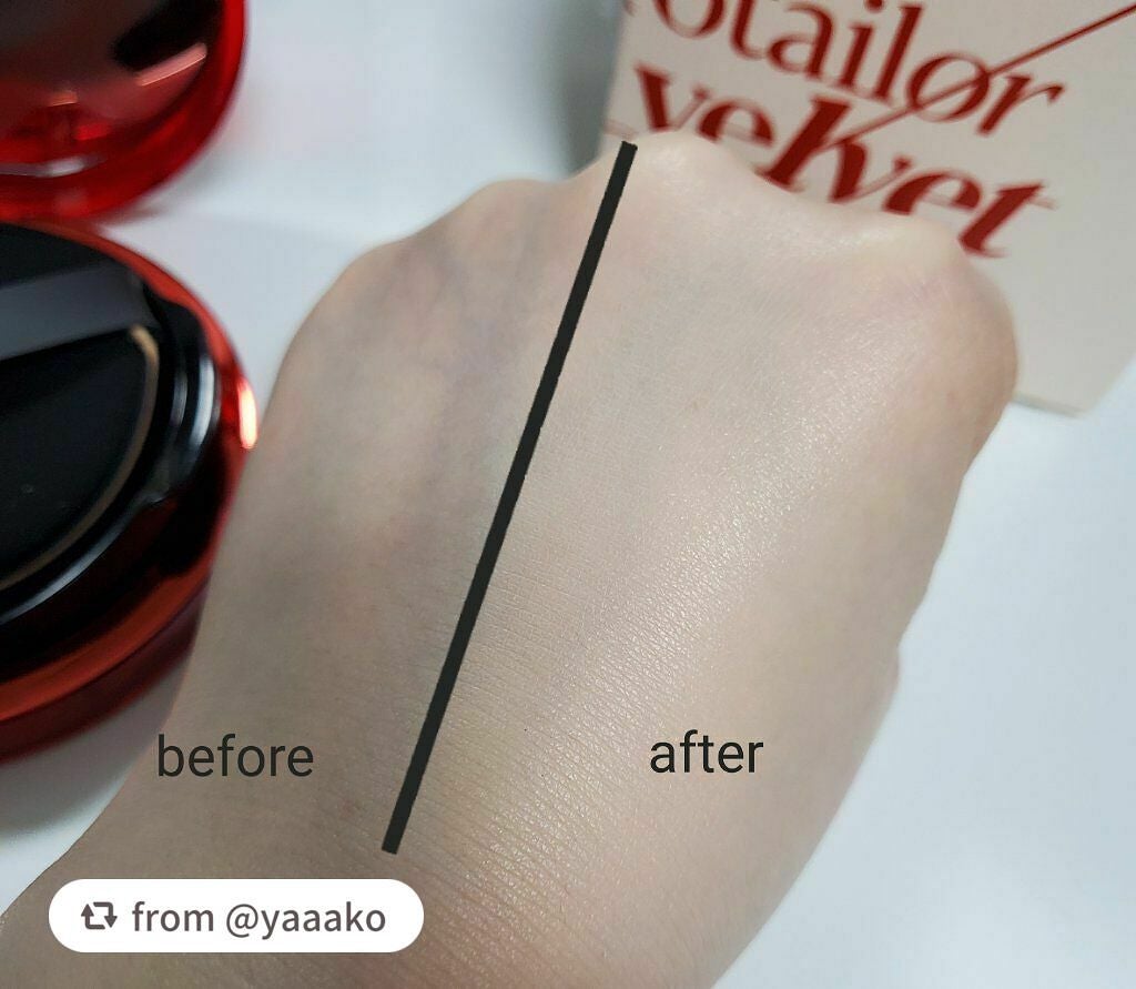 プロテーラービーベルベットカバークッション/espoir/クッションファンデーションを使ったクチコミ(3枚目)